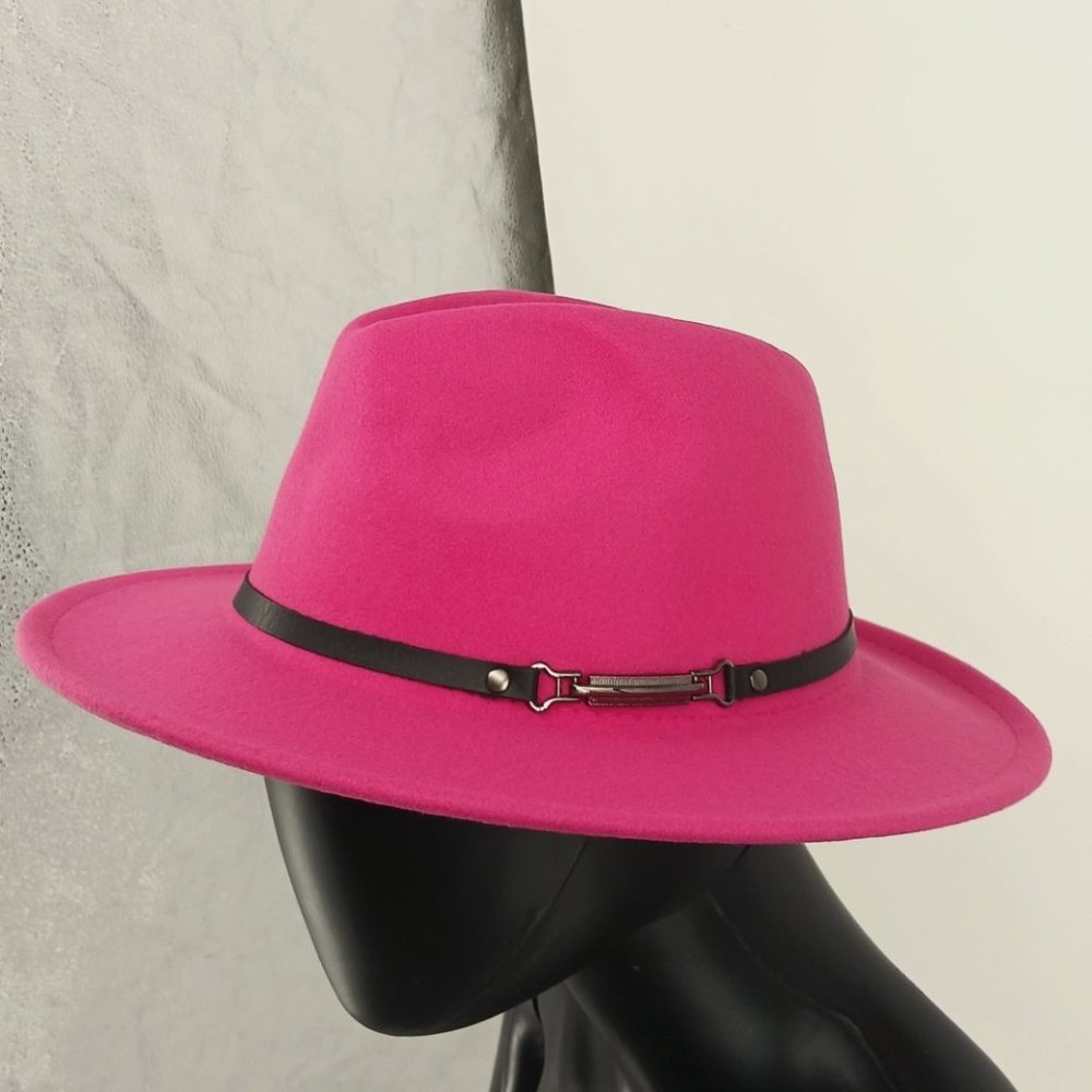 Women Fedora Hat (Rose)